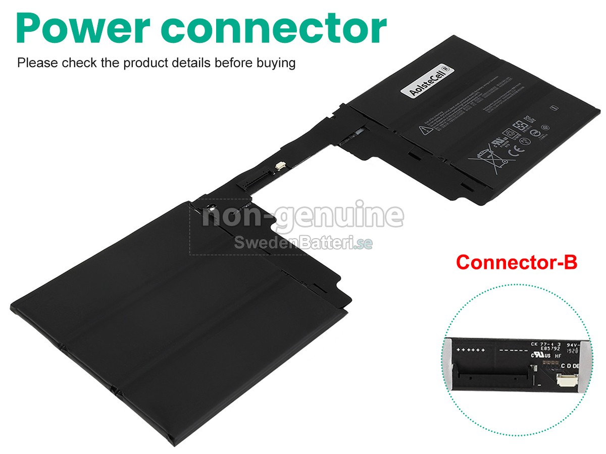 batteri till Microsoft Surface BOOK2 KEYBOARD