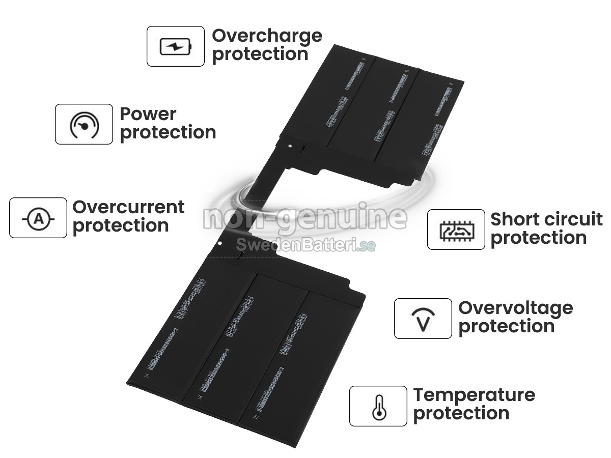batteri till Microsoft Surface BOOK2 KEYBOARD