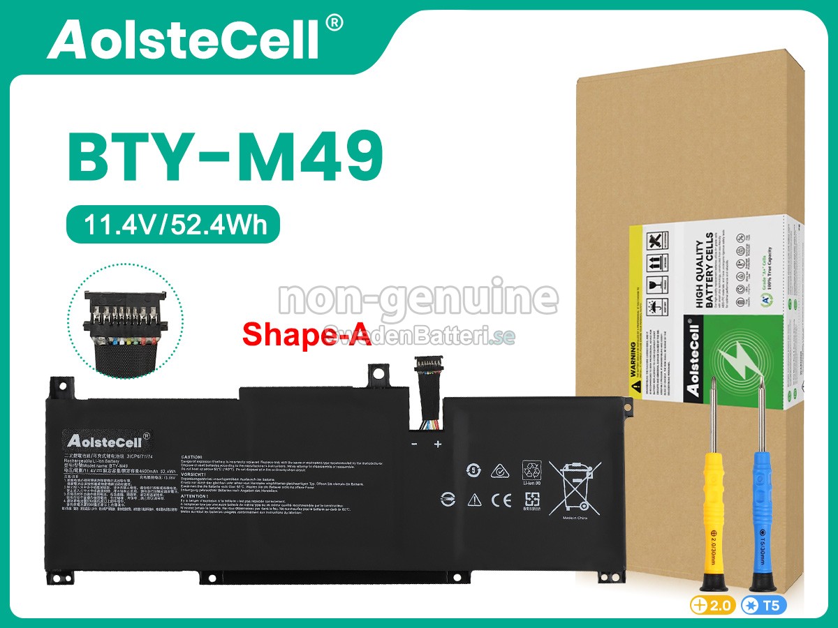 batteri till MSI PRESTIGE 14 A12UC-068ES