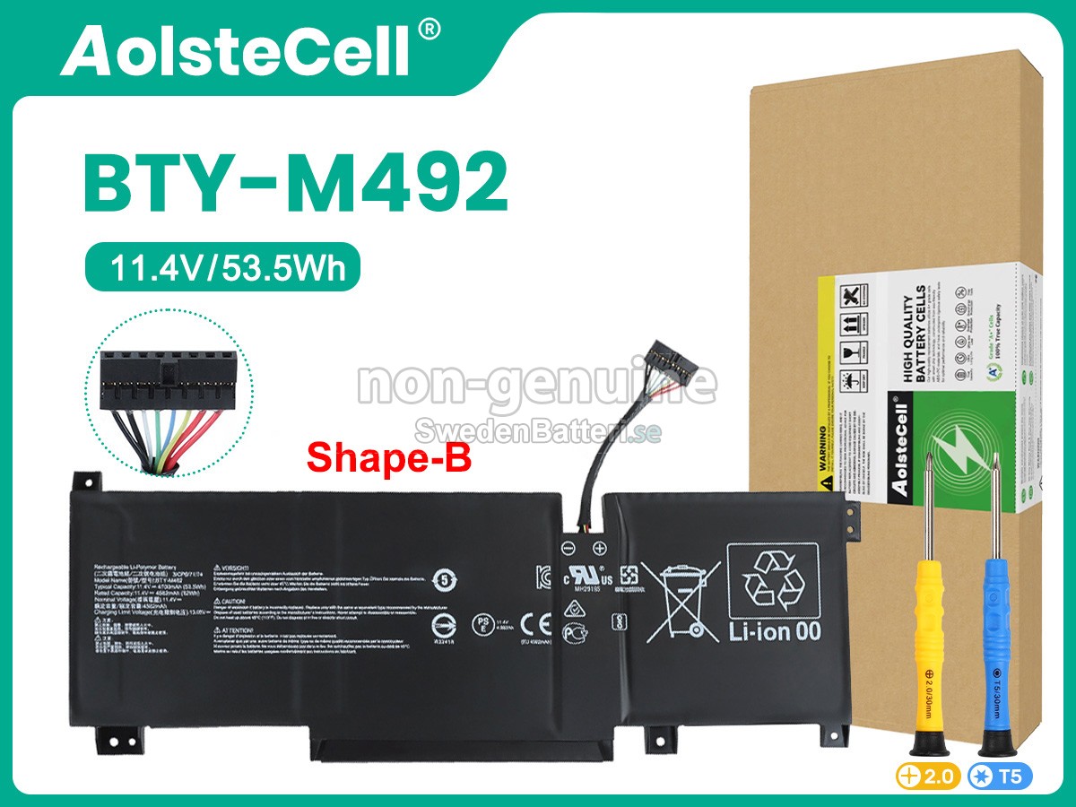 batteri till MSI PRESTIGE 14 A12UC-068ES