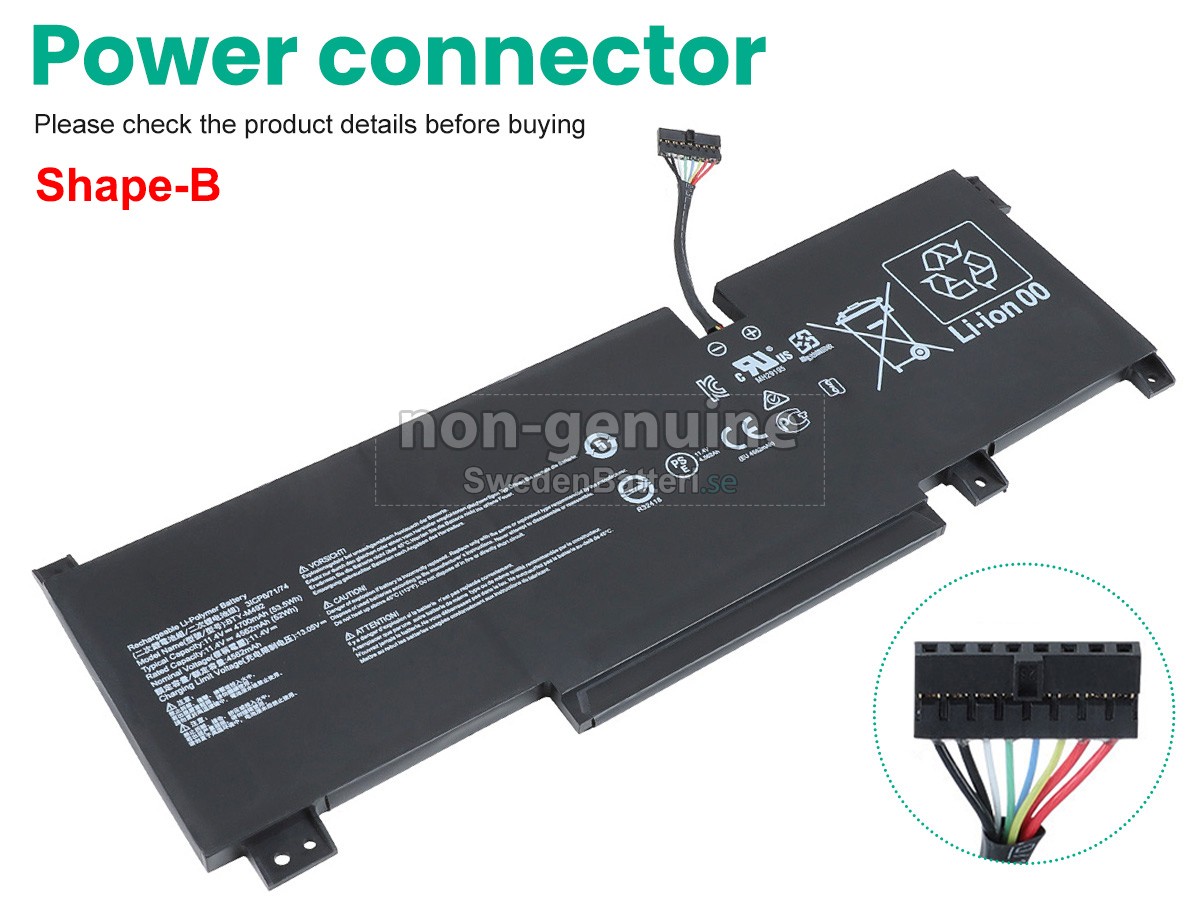 batteri till MSI PRESTIGE 14 A12UC-068ES
