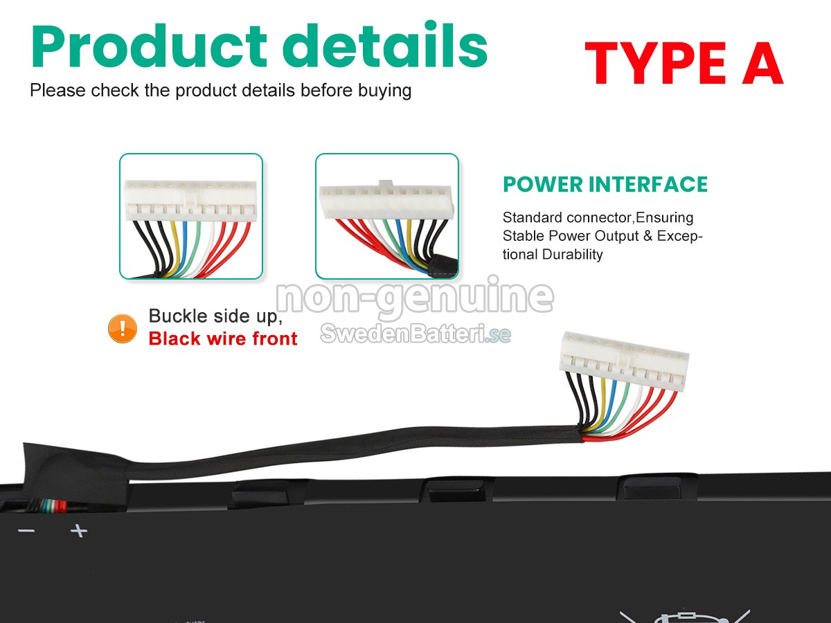 batteri till MSI STEALTH GS77 12UHS-045IT