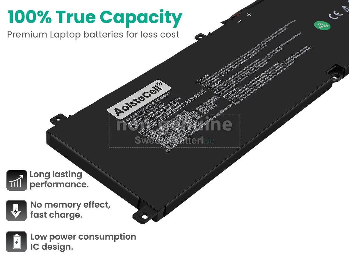 batteri till MSI STEALTH GS77 12UHS-045IT