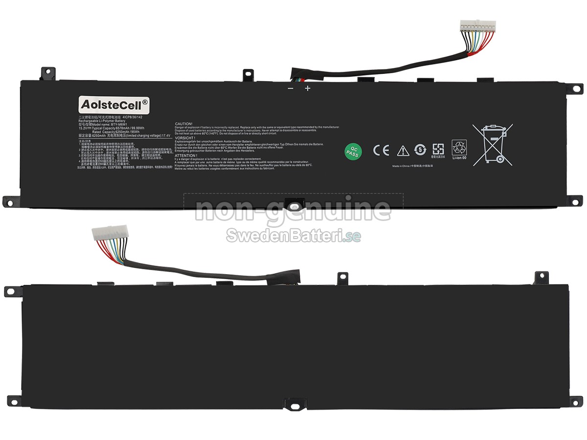 batteri till MSI STEALTH GS77 12UHS-045IT