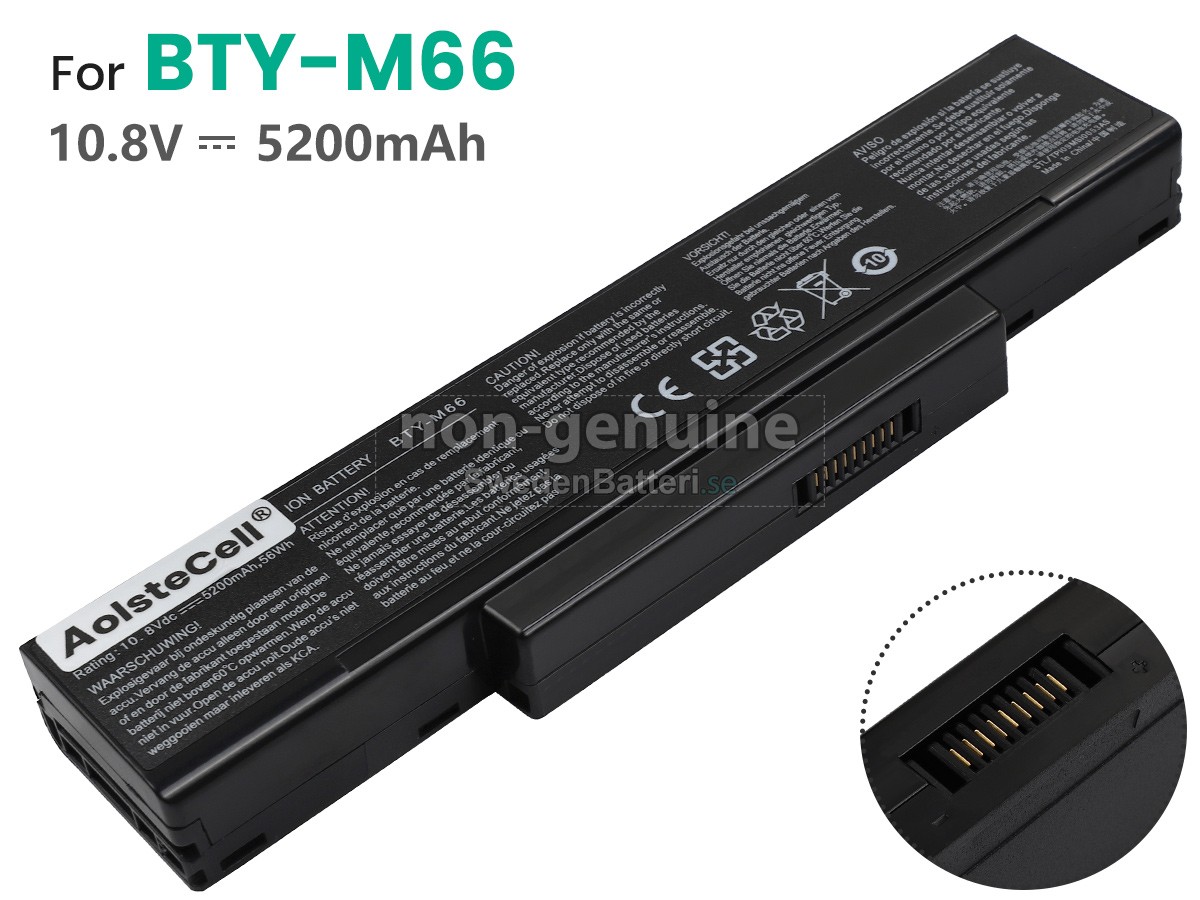 batteri till MSI GX620