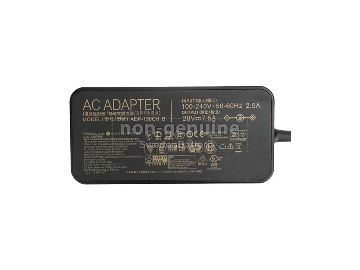 Asus A18-150P1A Laddare Nätadaper