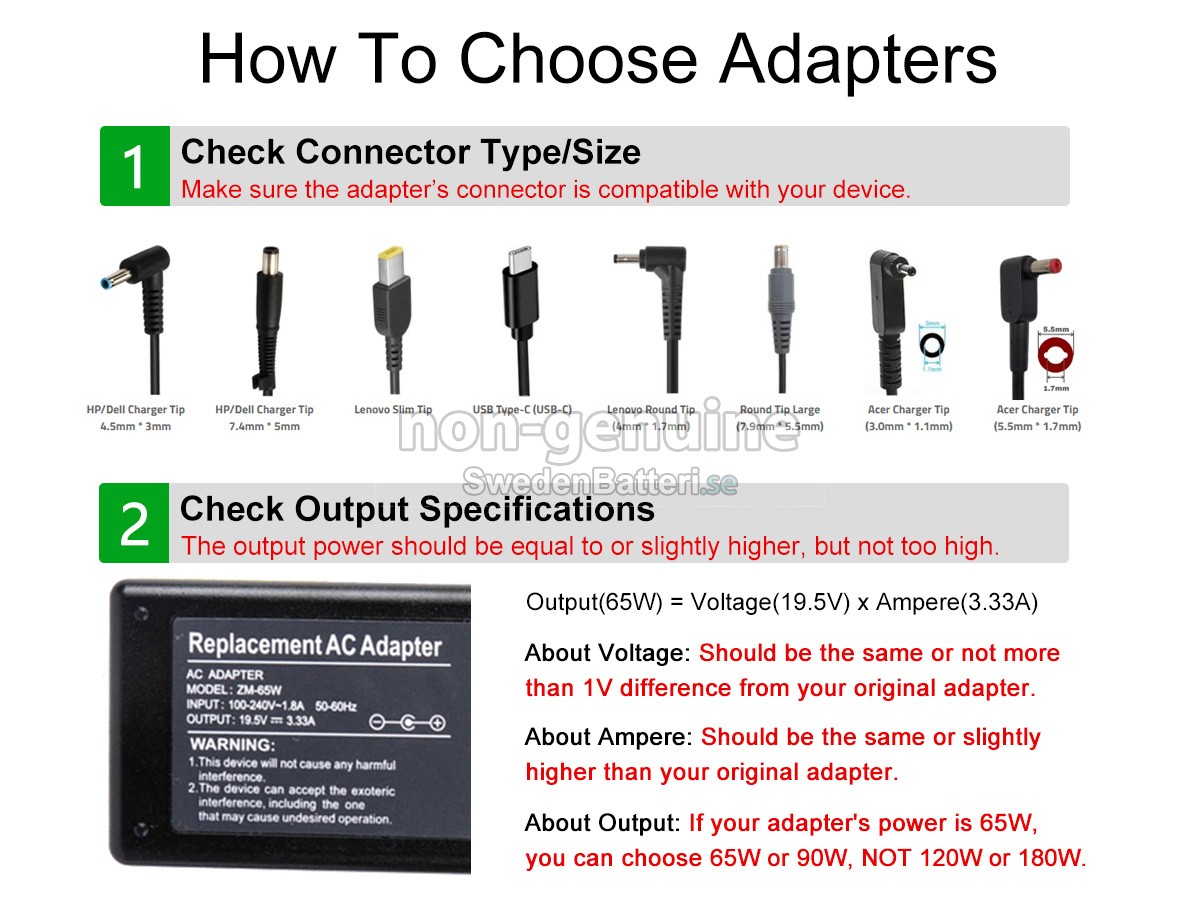 LG PA165064 Laddare Nätadaper