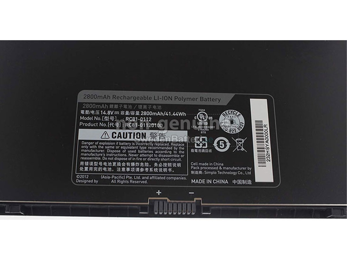 batteri till Razer BLADE RC81-0112