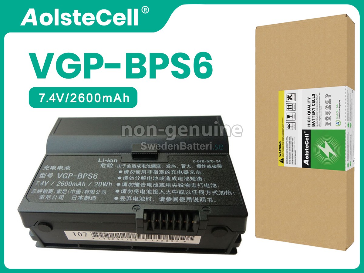 batteri till Sony VAIO VGN-UX007