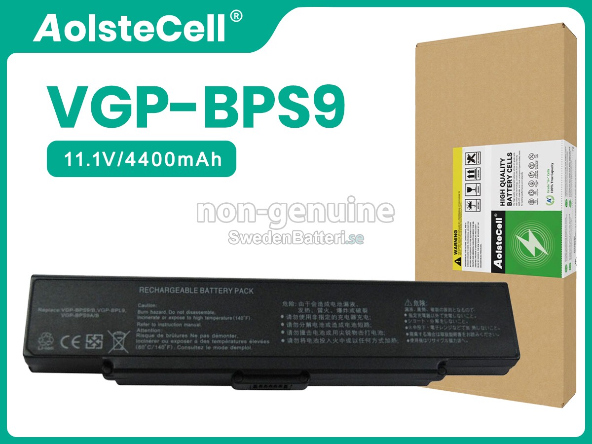 batteri till Sony VGP-BPS9A