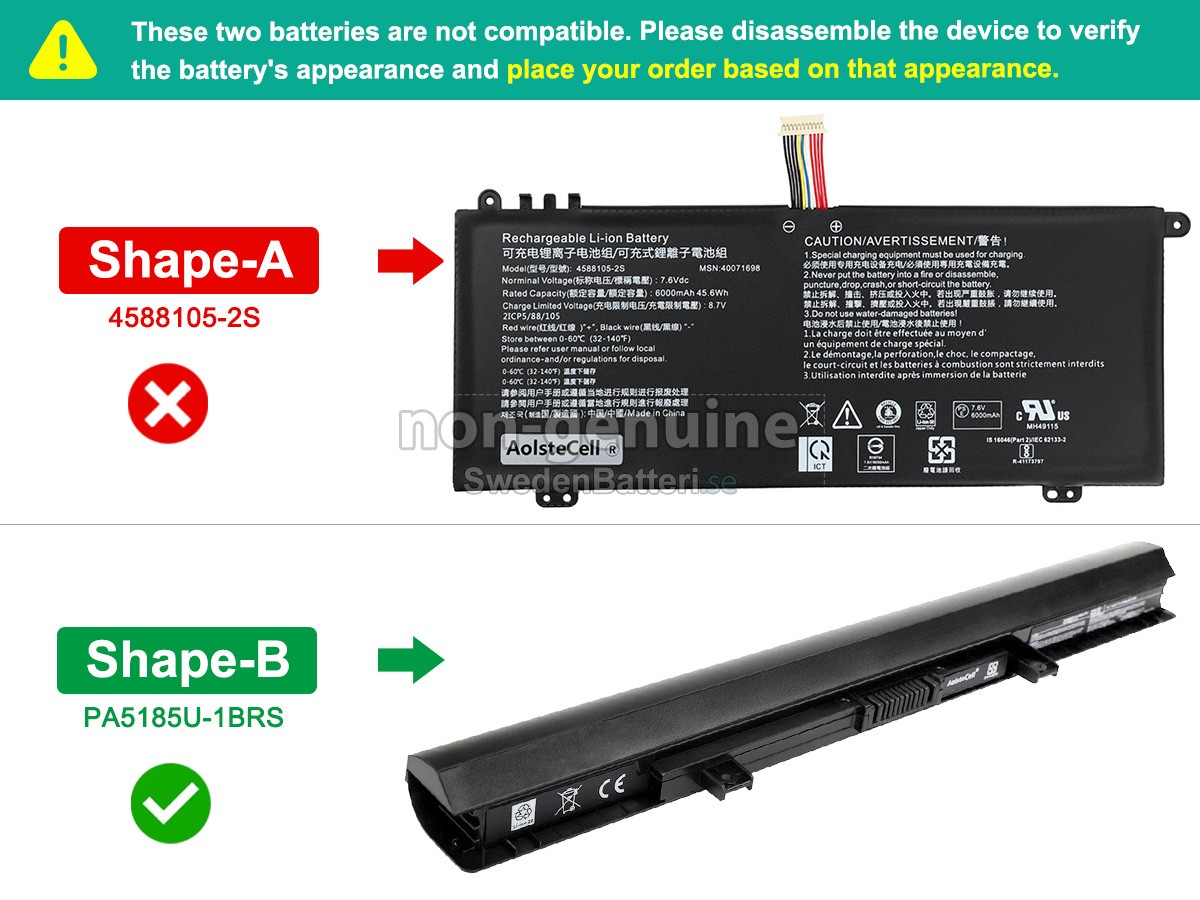 batteri till Toshiba Satellite C50D-B-12F