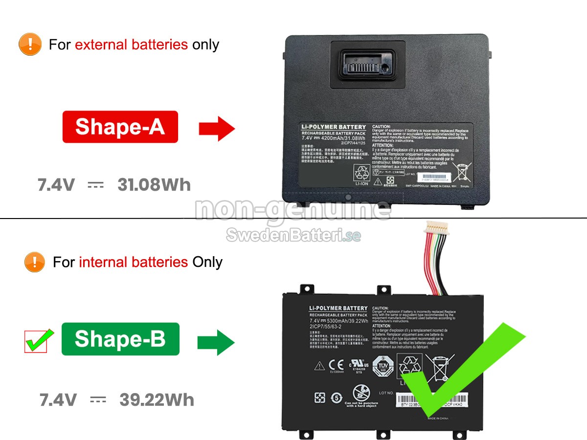 batteri till Xplore XSLATE B10